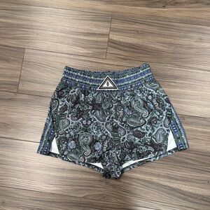 FP movement Paisley Print Women's Shorts - Green/Black